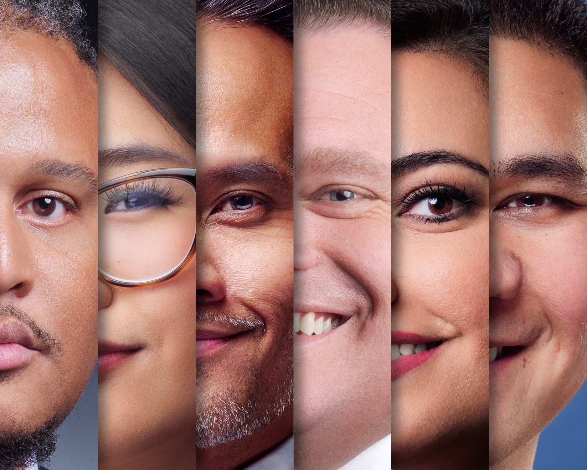 Detailed closeup of skin details in photos retouched by Chris Custodio